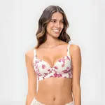 Brasier de realce suave y cubrimiento alto en sisa y espalda Cover Bra - Leonisa