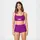 Bikini top + short de tiro alto - Leonisa