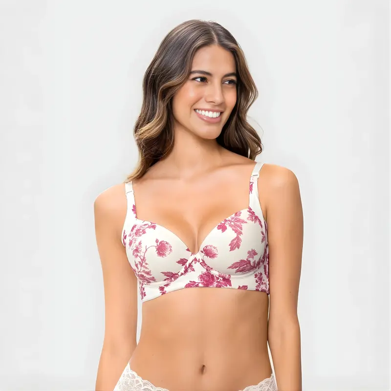 Brasier de realce suave y cubrimiento alto en sisa y espalda Cover Bra - Leonisa